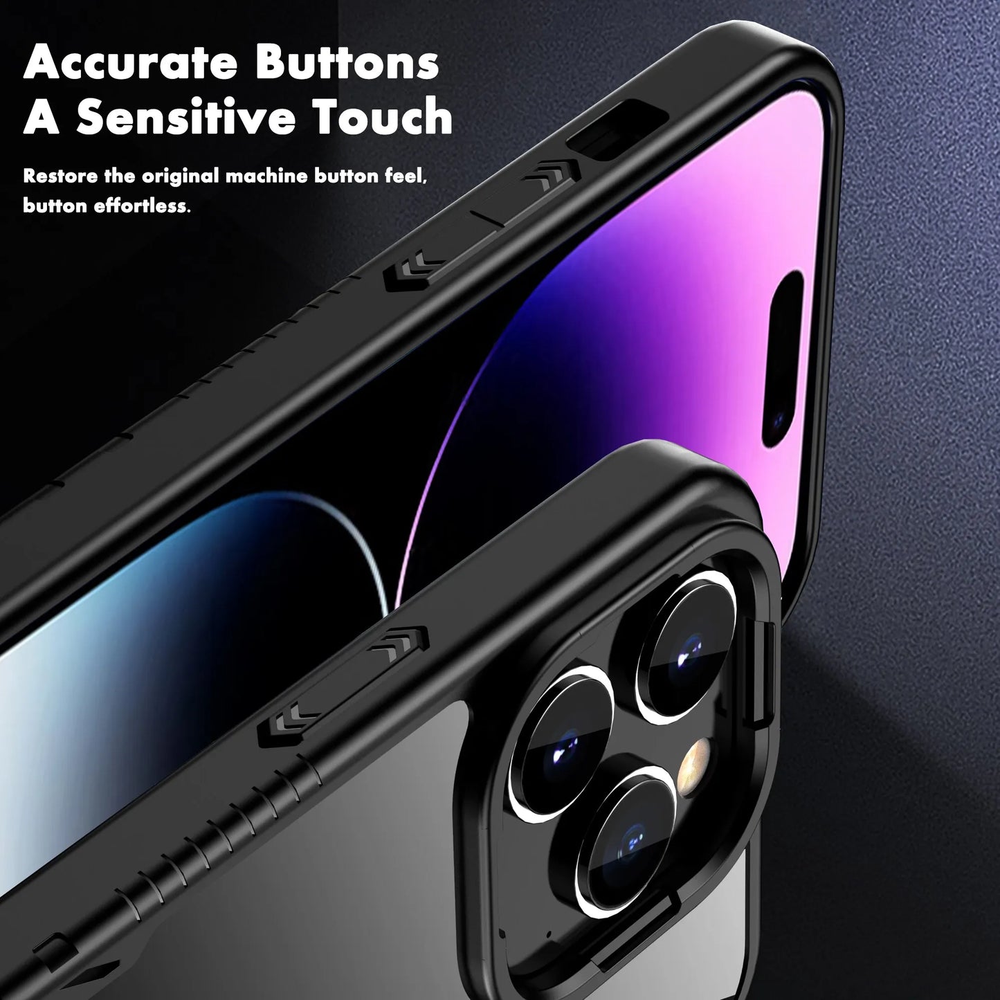 Shockproof Protective Bumper Phone Case For iPhone 14 Pro Plus