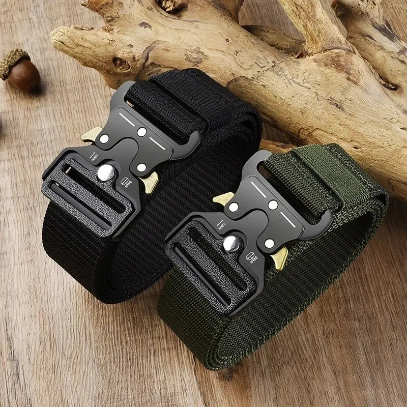 Mens Belt Army Outdoor Hunting Multi Function Tactical