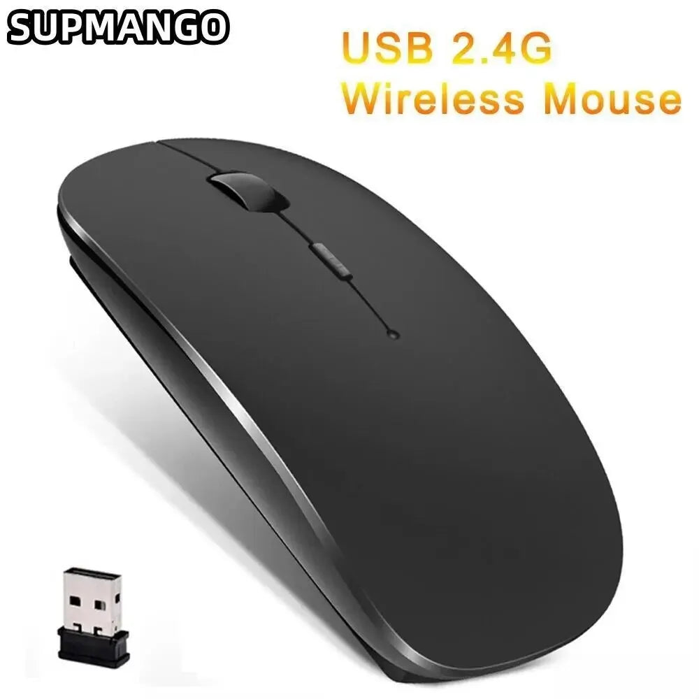 Ultra Thin USB 2.4Ghz Wireless Mouse Cordless Mice