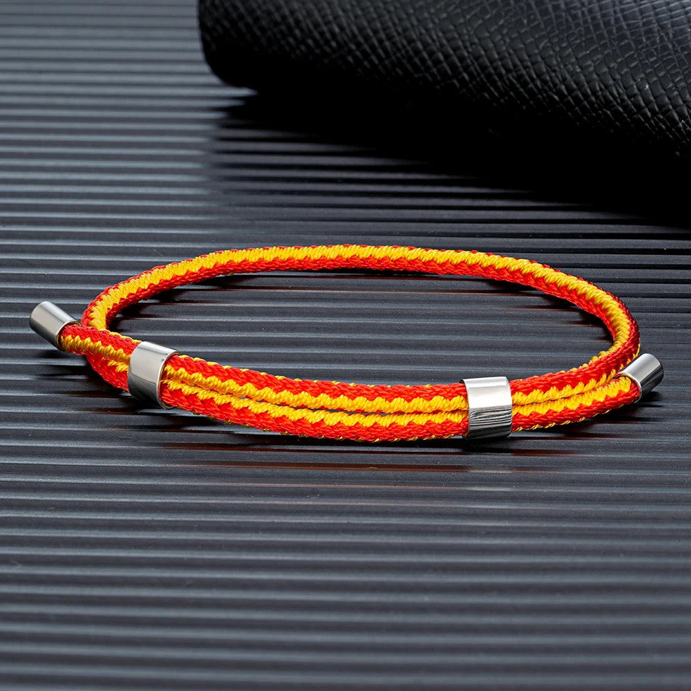 Fashion Men Women Adjustable Nautical Rope Bracelet