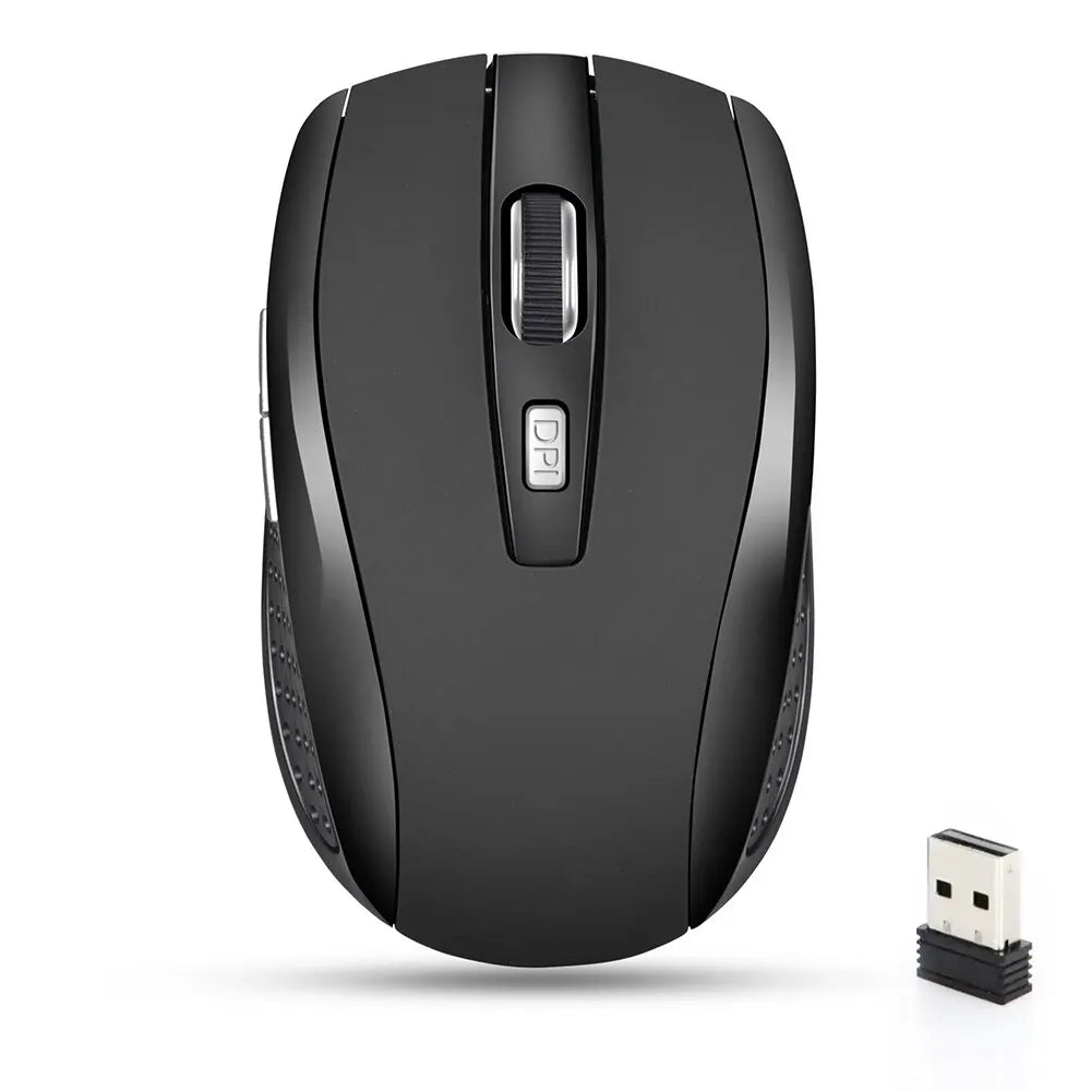 Wireless Mouse Silent 2.4G Portable Adjustable DPI Levels