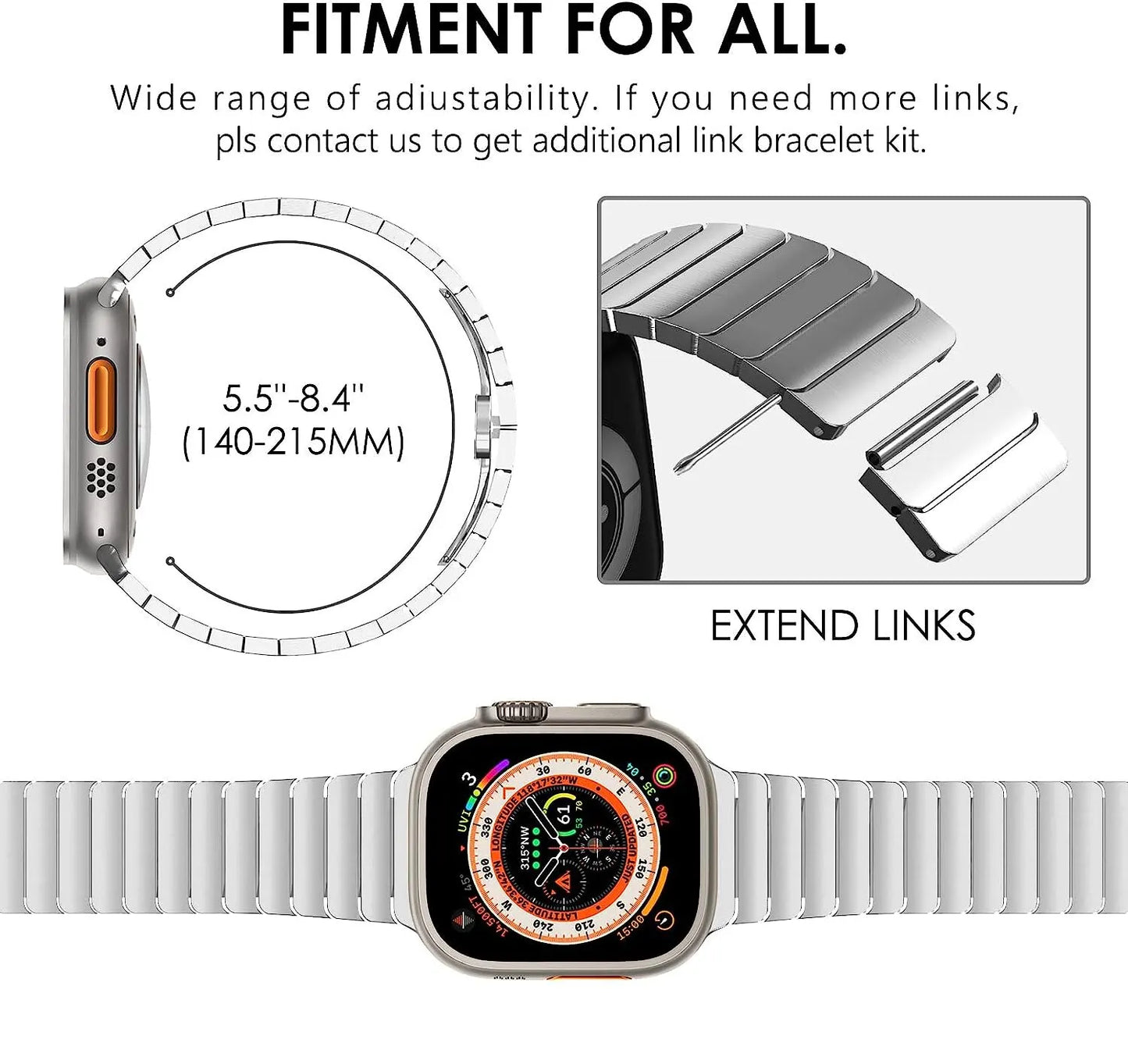 Stainless Steel Strap For Apple Watch Iwatch