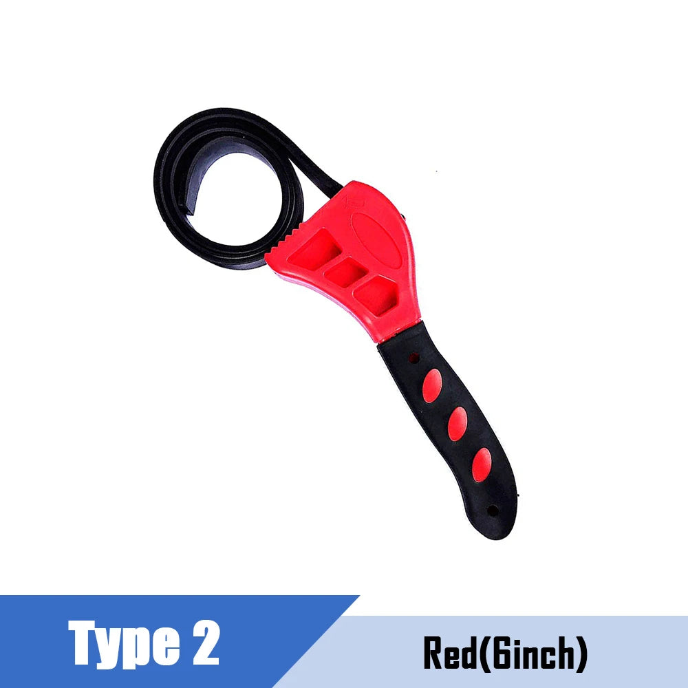 Belt Wrench Oil Filter Puller Strap Spanner Chain Wrench Strap Opener Adjustable