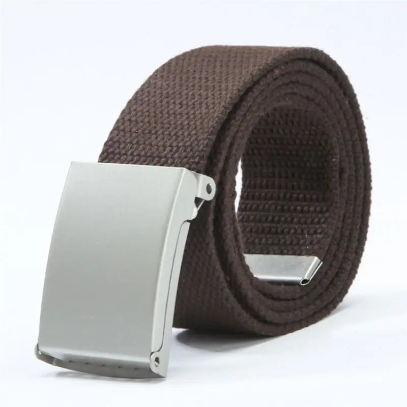 Mens Belt Unisex Canvas Breathable Outdoor Tactical