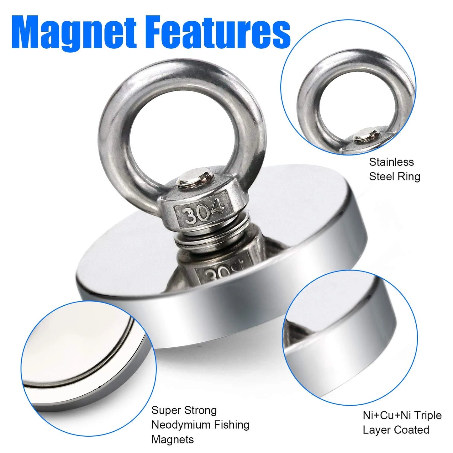 Super Magnet Strong Super Powerful Neodymium Magnets N52 Iman Ima Magnetic