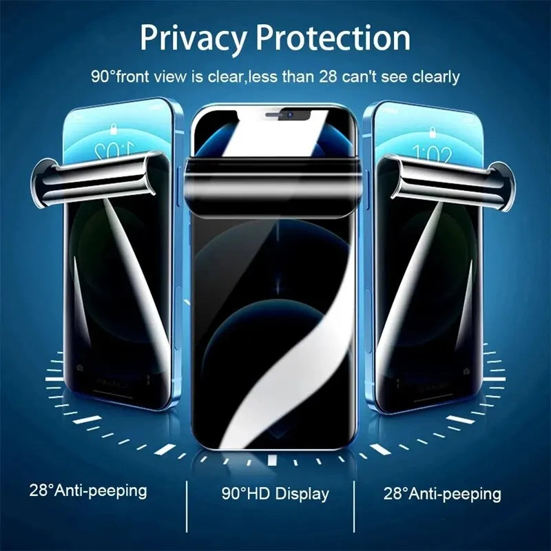 Privacy Anti Peep Hydrogel Protective Film For iPhone