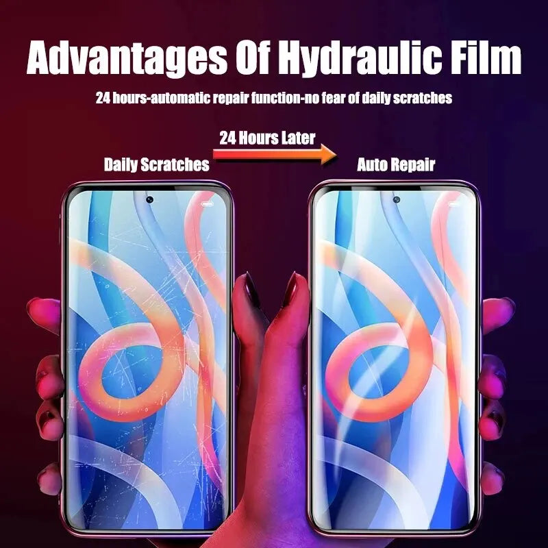 4pcs Full Cover Hydrogel Film For Redmi Screen Protector