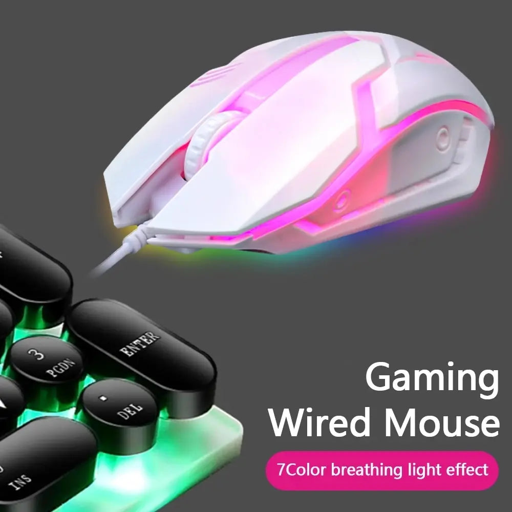 LED Luminous Backlit Wired Gaming Mouse