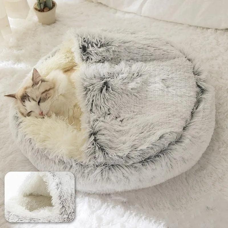 Soft Plush Round Cat Bed Pet Mattress - On Sale On