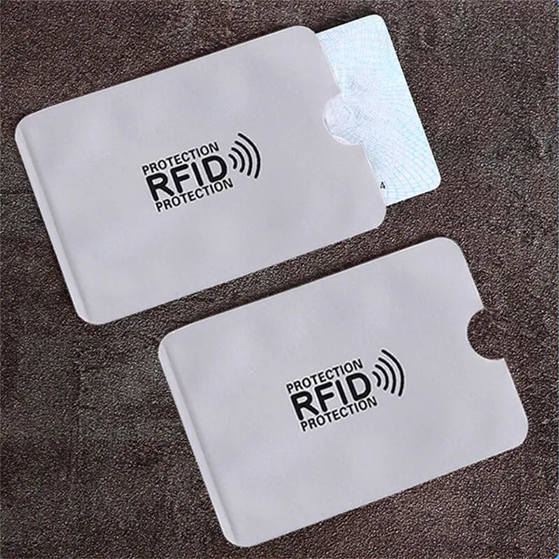 RFID Blocking Card Sleeve Aluminum Foil Anti Theft Case