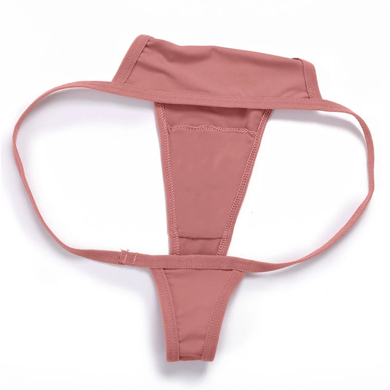 3pcs Sexy Low rise Thongs Womens Bikini Panties T back Underpants