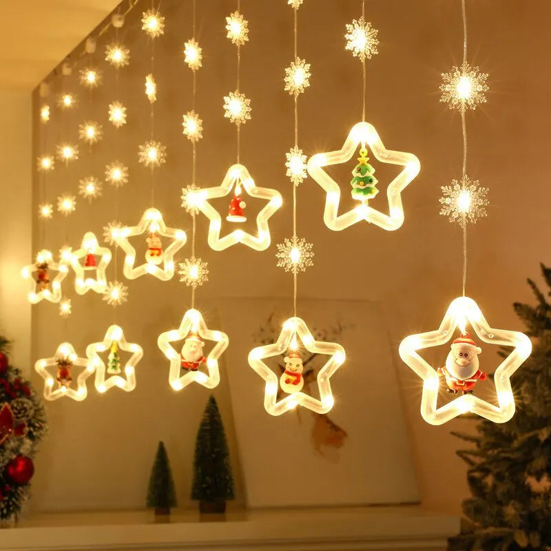 Christmas Wish Ball LED Fairy Curtain Light String