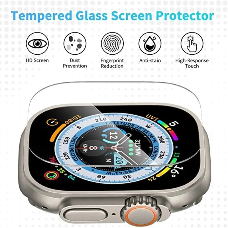 Alignment Tool With HD Tempered Glass Film For Apple Watch