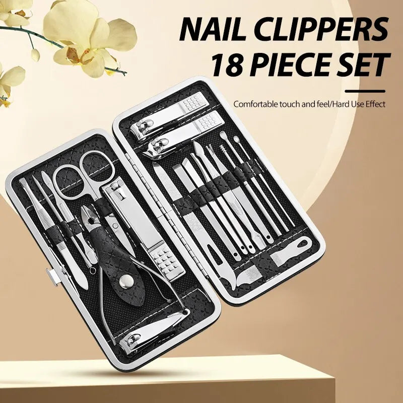 Nail Clipper Set of 18 Pieces Dead Skin Pliers