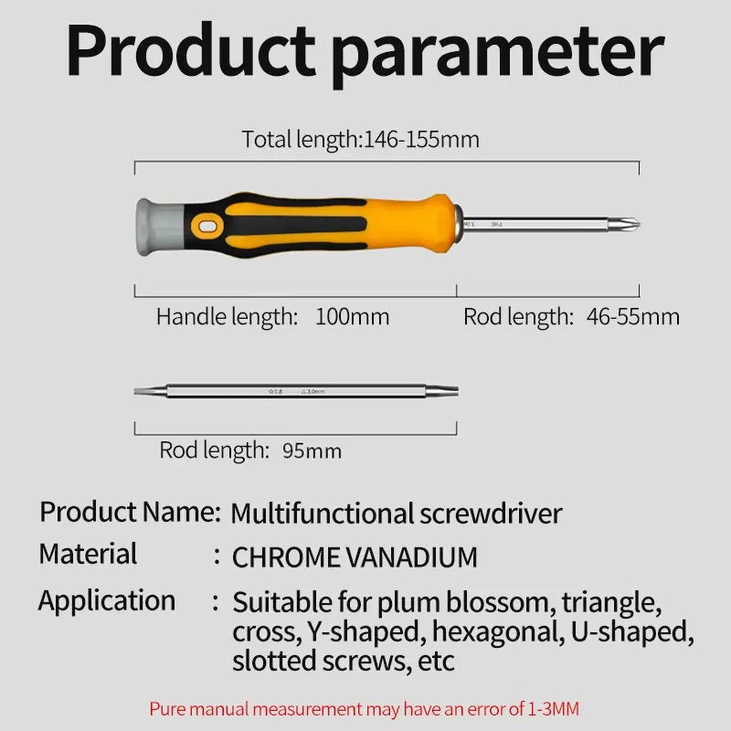 12 In 1 Magnetic Multifunctional Screwdriver Set