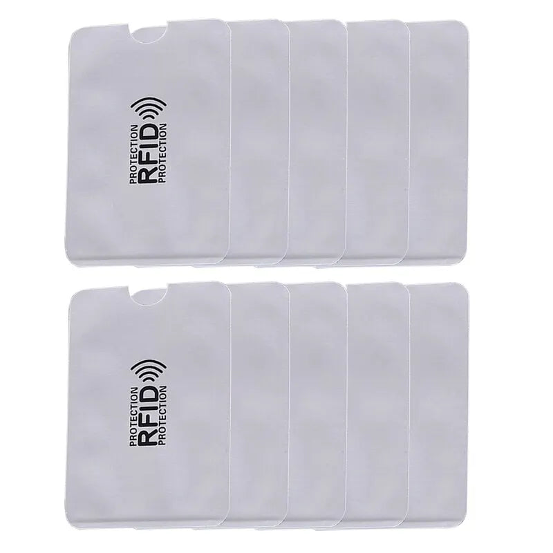 RFID Blocking Card Sleeve Aluminum Foil Anti Theft Case