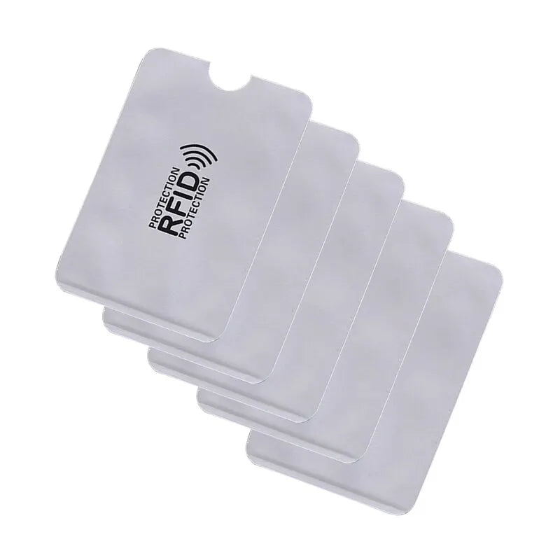 RFID Blocking Card Sleeve Aluminum Foil Anti Theft Case