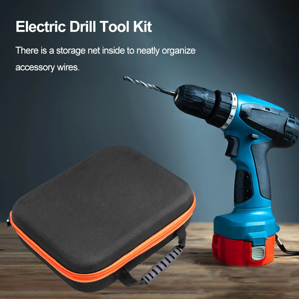 Portable Electric Drill Tool Storage Bag Oxford Cloth Organizer Pouch