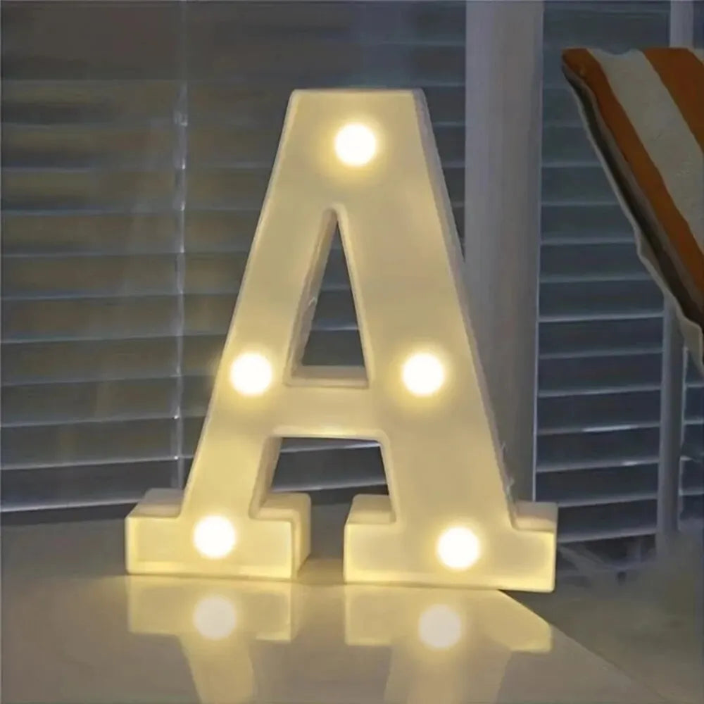 Alphabet LED Night Lights Luminous Lamp