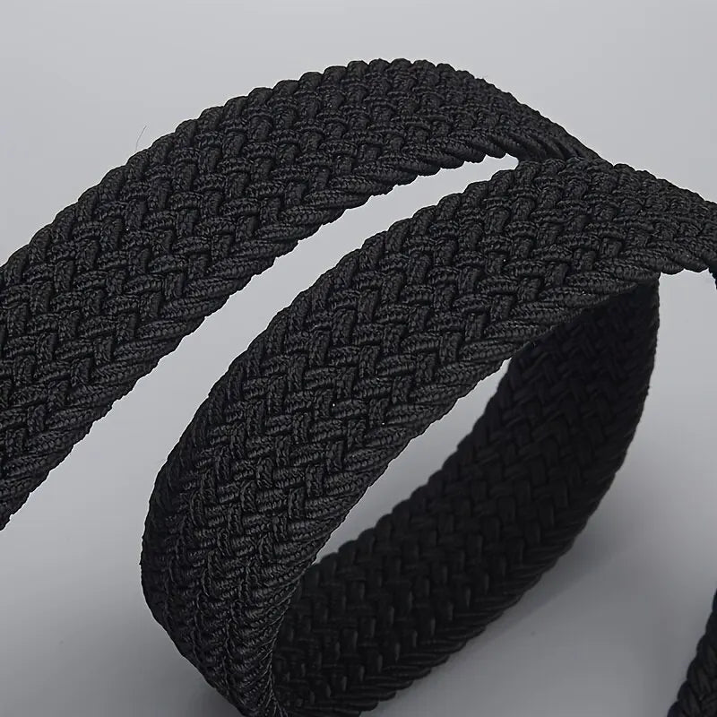 Mens Belt Woven Elastic Outdoor Sports Unisex