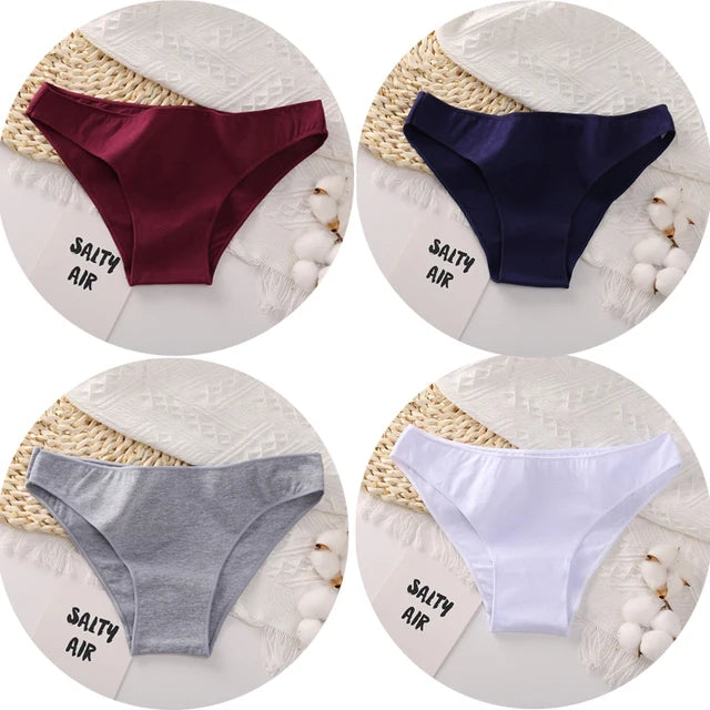 3pcs Cotton Underwear Comfortable Panties Ladies Underpants