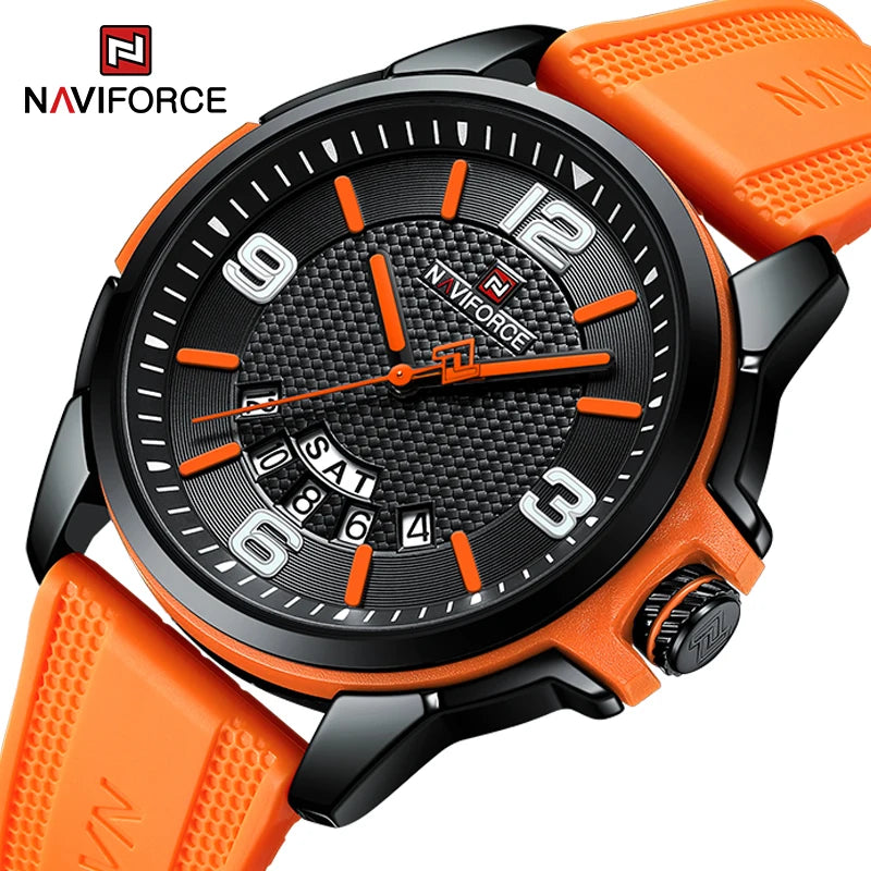 Creative TPU Strap Fashion Sports Waterproof Quartz Mens Watch