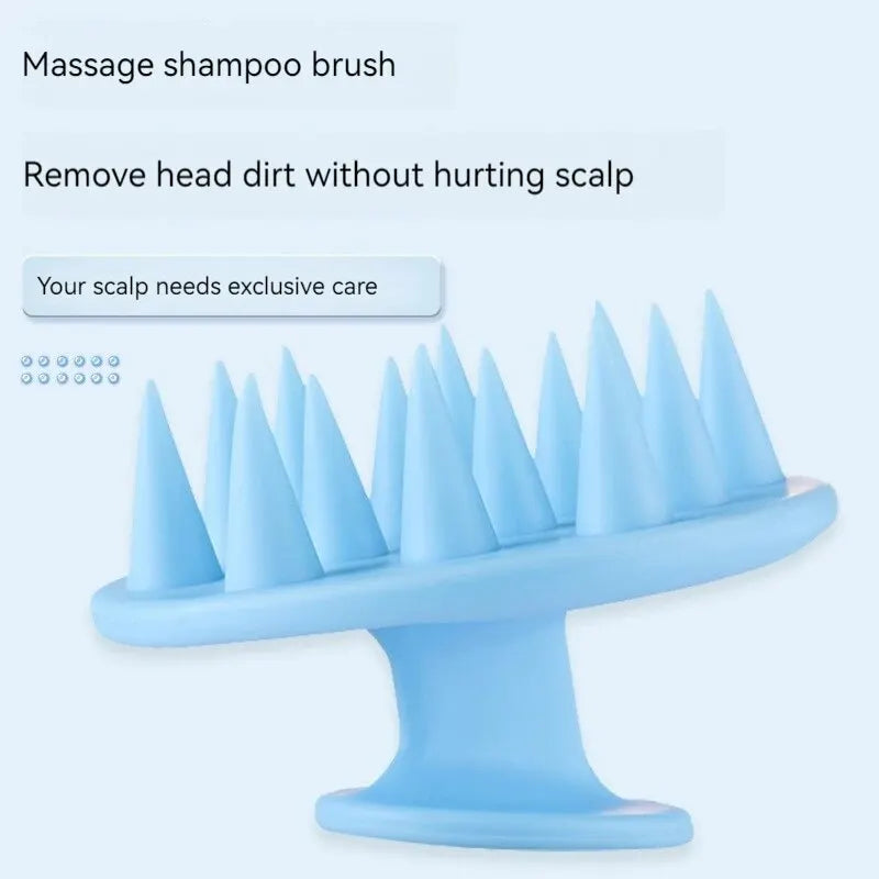 Massage Silicone Comb Head And Face Massage