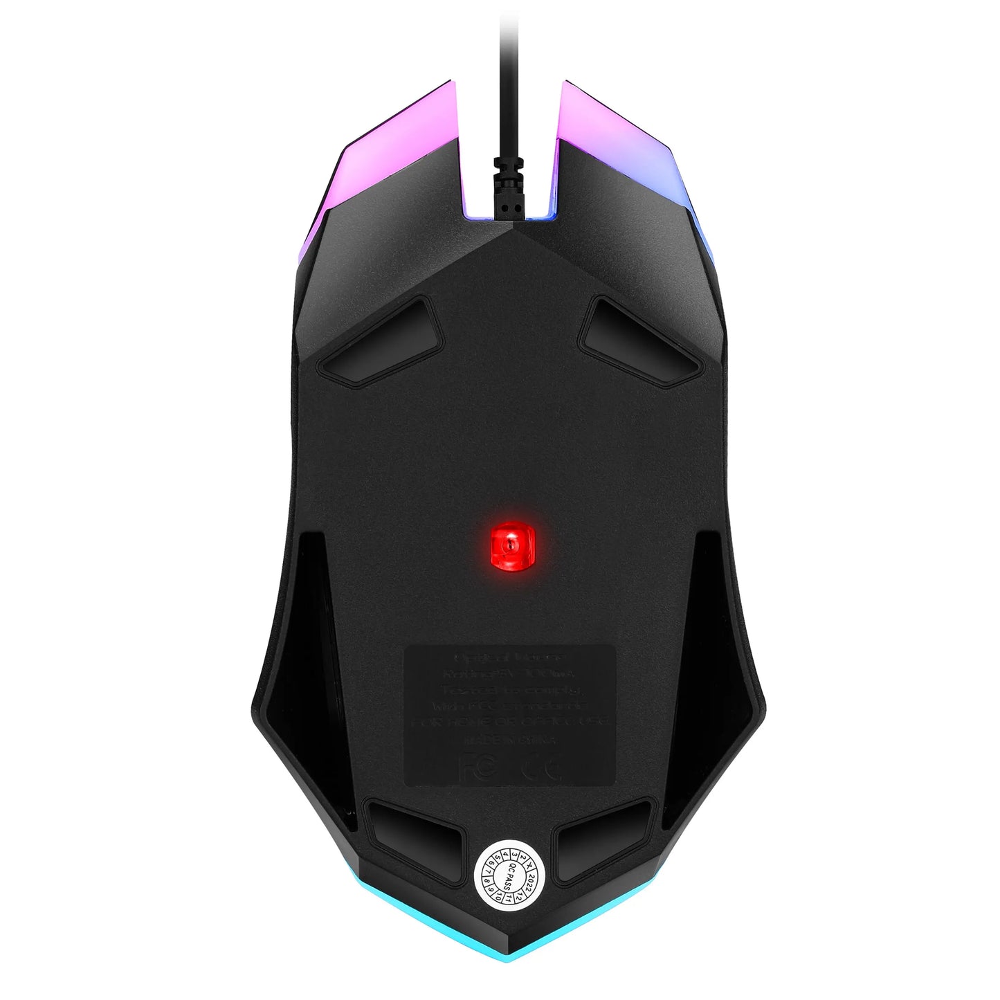 SKYLION F1 Wired 3 Keys Mouse Colorful Lighting Gaming