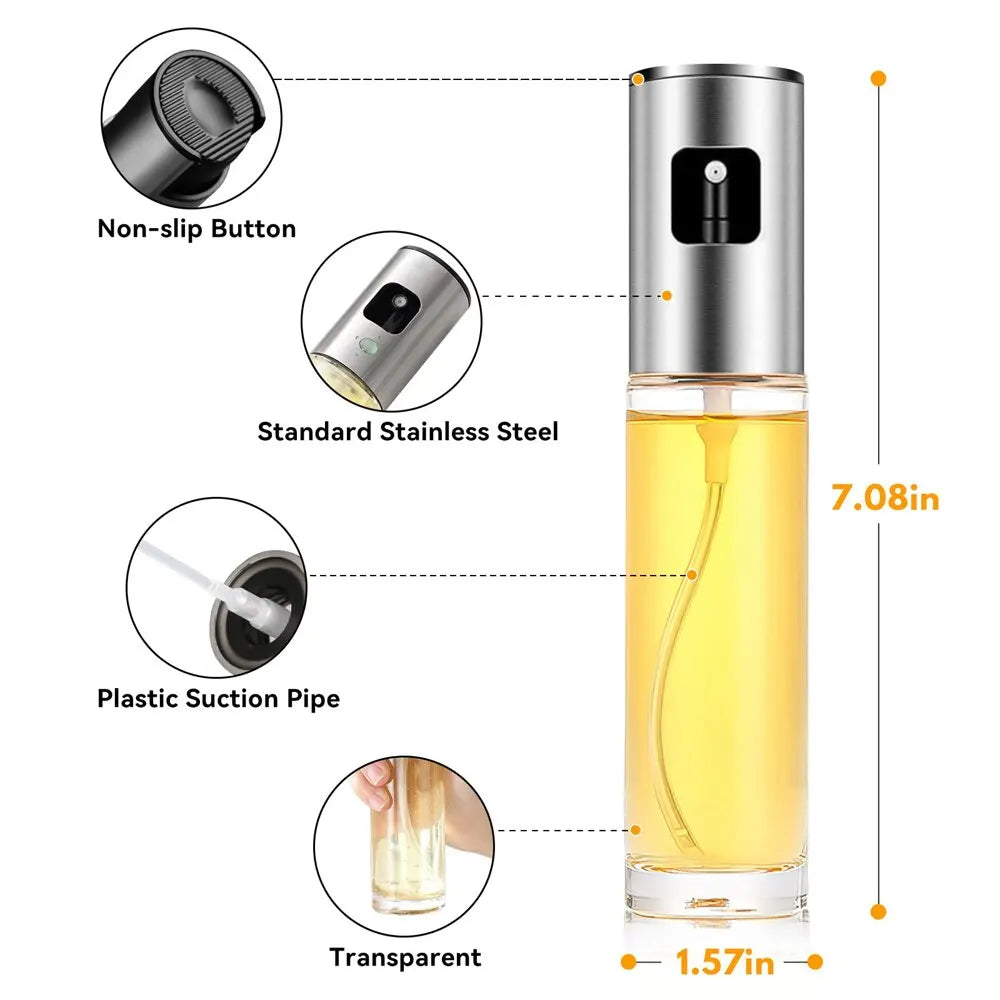 Glass Oil Sprayer Cooking Spray Bottle