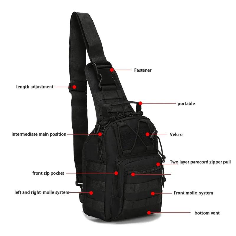 Outdoor Military Tactical Sling Sport Travel Shoulder Bag - On Sale On