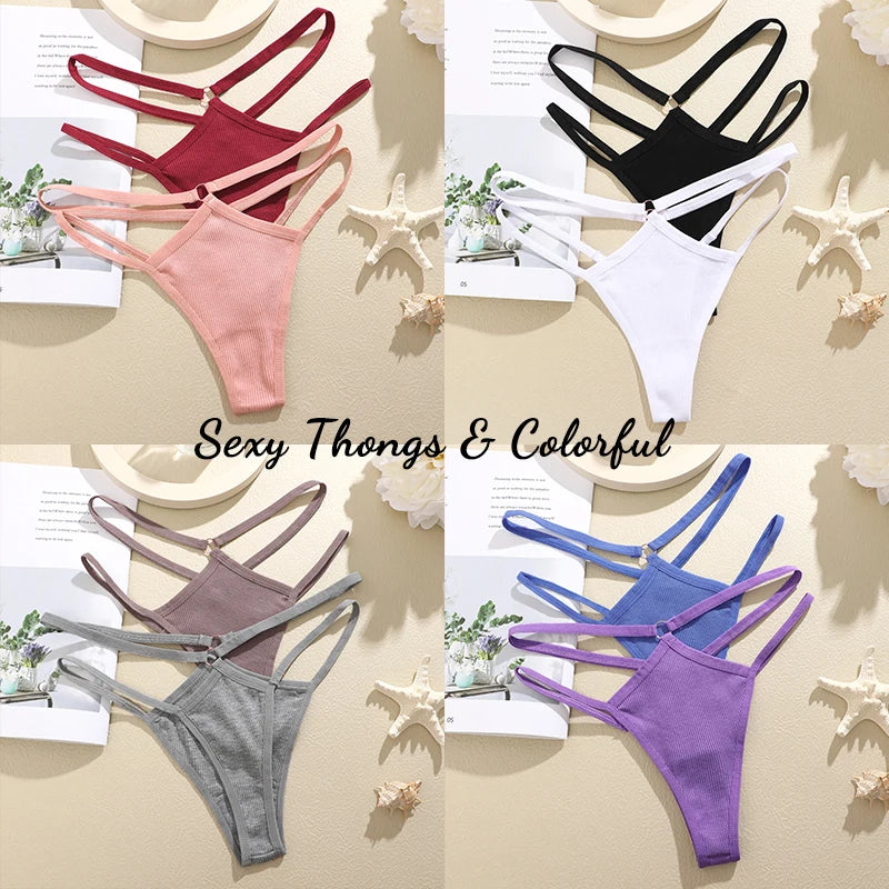 Sexy Lace Thin Waist Panties Hollow Out Thongs G-String Underwear