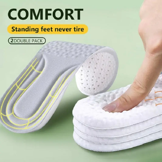 1Pair Sport Insoles Memory Foam Shock Absorbant Breathable