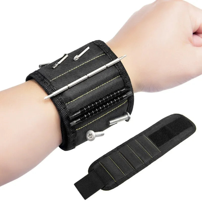 Multifunctional Magnetic Wrist Strap Screw Storage Bag