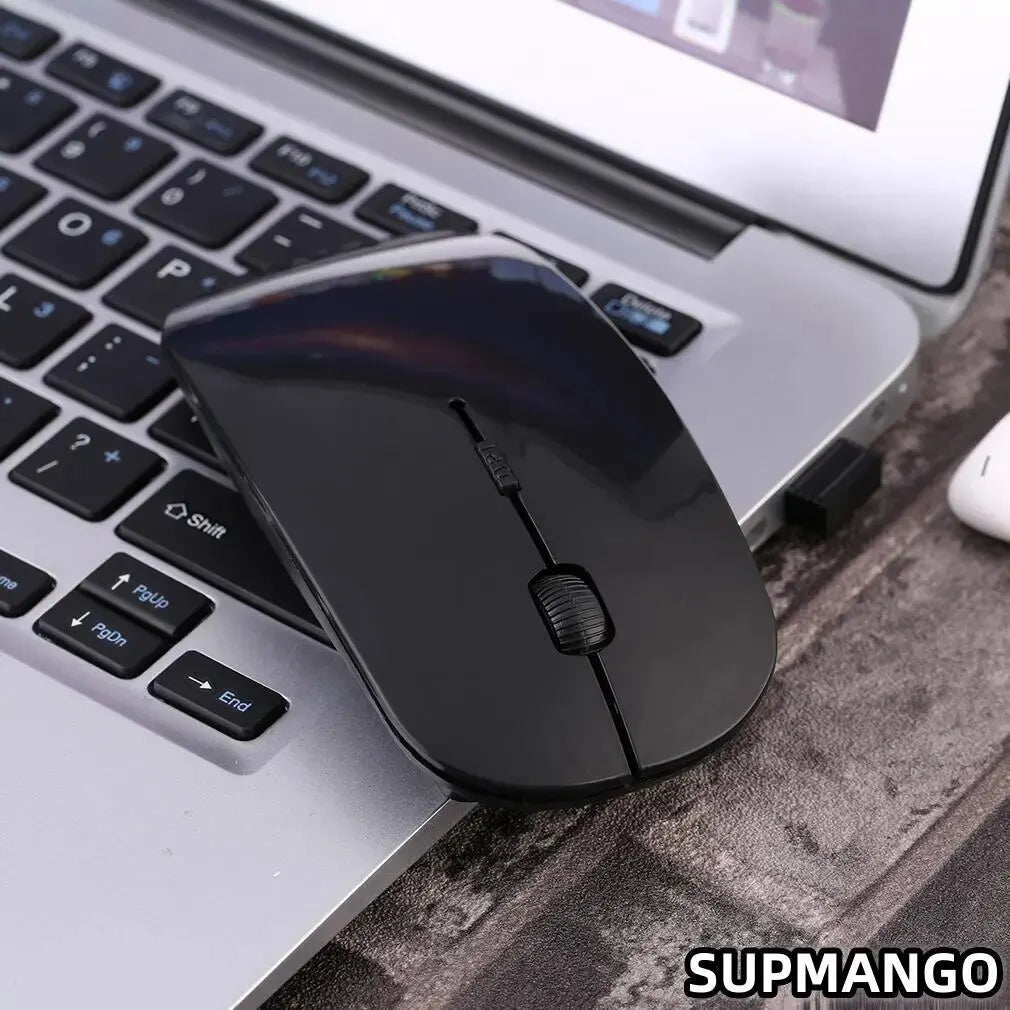 Ultra Thin USB 2.4Ghz Wireless Mouse Cordless Mice