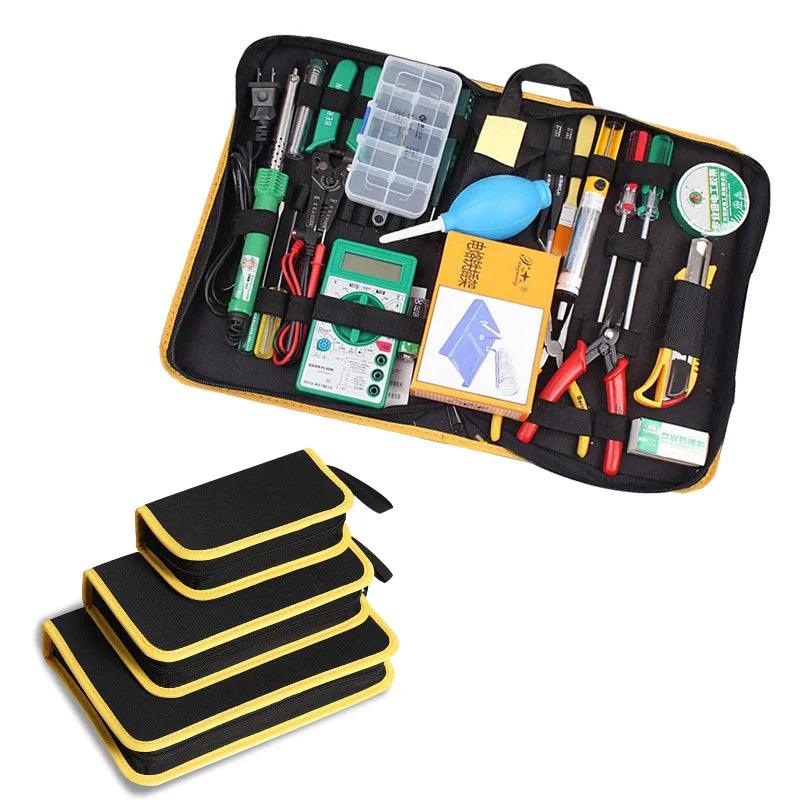 Repair Tool Bag Hardware Screws Nails Soldering Iron Pouch Case