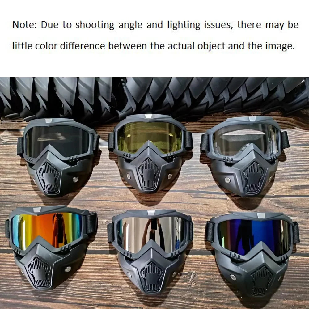 Windproof Mask Goggle HD Motorcycle Outdoor Sport Glasses