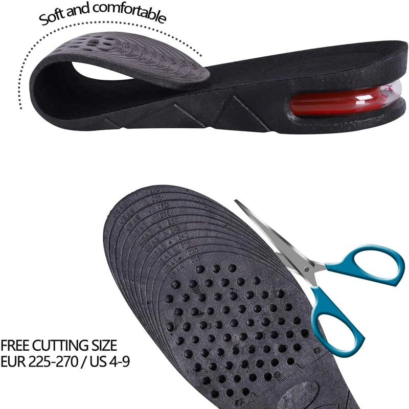 Air Cushion Height Increase Insoles Elevate Your Style Instantly