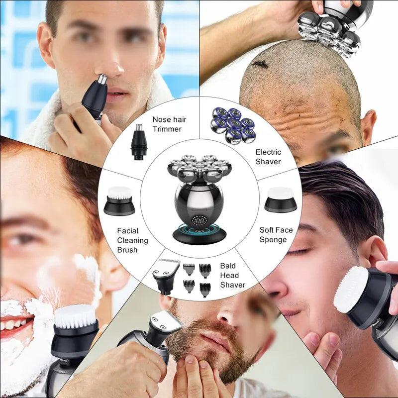 RQ8870 Portable Men Beard Trimmer Skull Shaver - On Sale On