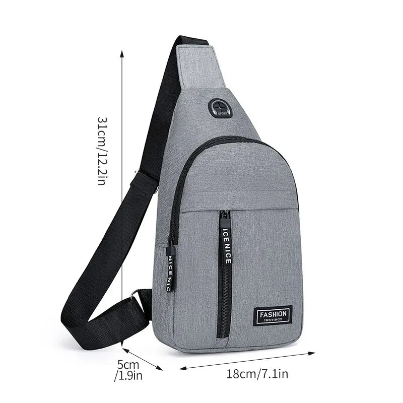 Chest Bag Fashion Men Shoulder Bag