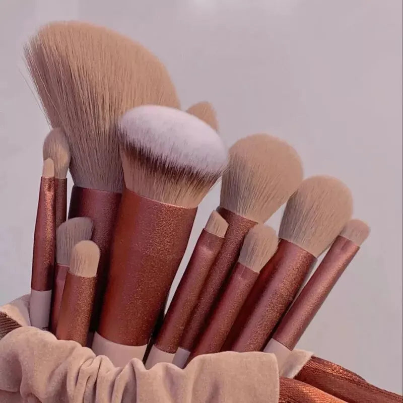 13 PCS Makeup Brushes Set Tools Bag