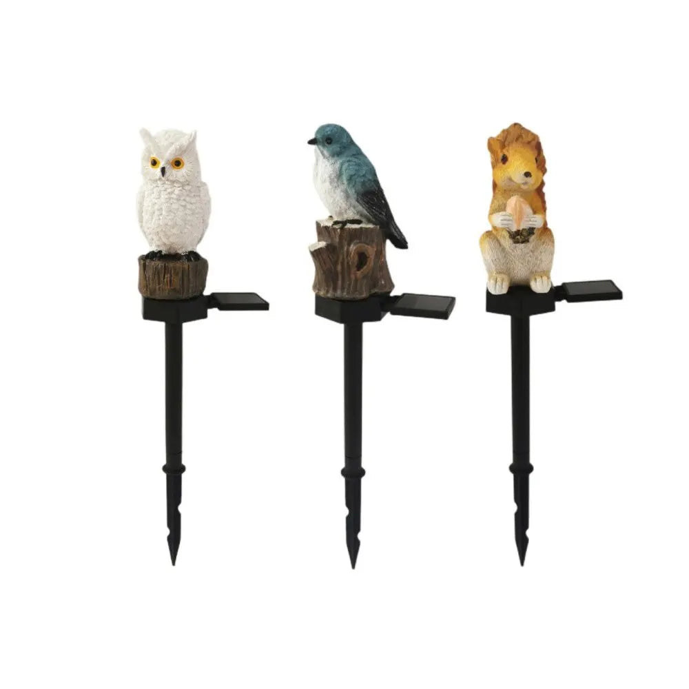 Outdoor Decor Resin Animal Solar LED Light