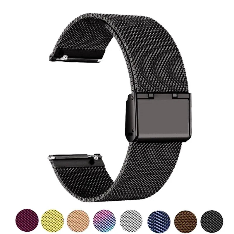 Milanese Loop Strap For Samsung Galaxy Amazfit Huawei Watch