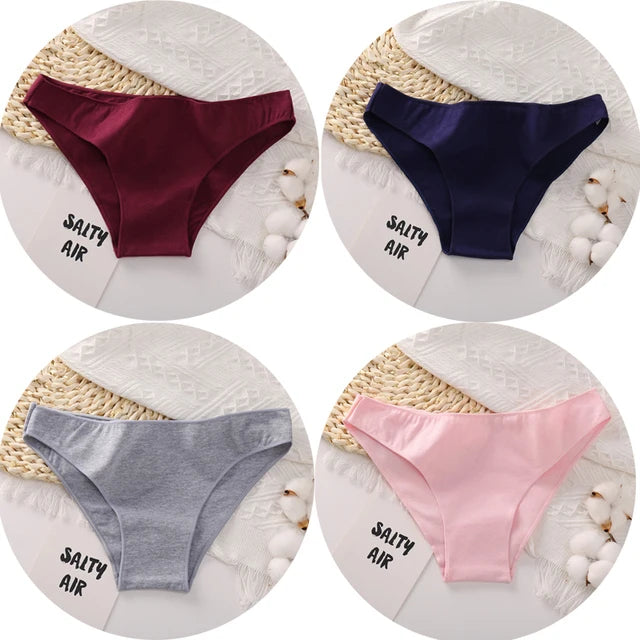 3pcs Cotton Underwear Comfortable Panties Ladies Underpants