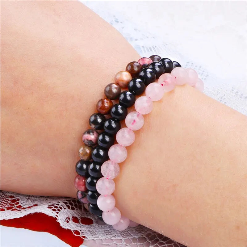 3pcs Natural Stone Unisex Bracelets