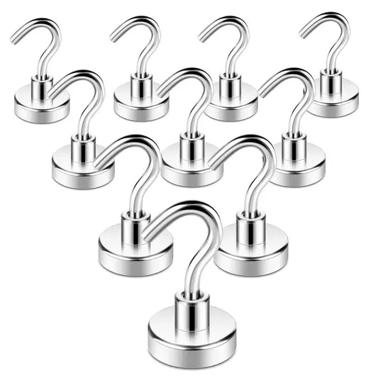 10pcs Strong Magnetic Hooks Load Bearing Hook Multi Purpose