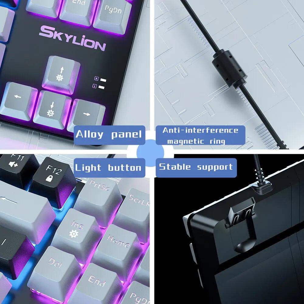 SKYLION H87 Wired Mechanical Keyboard - On Sale On