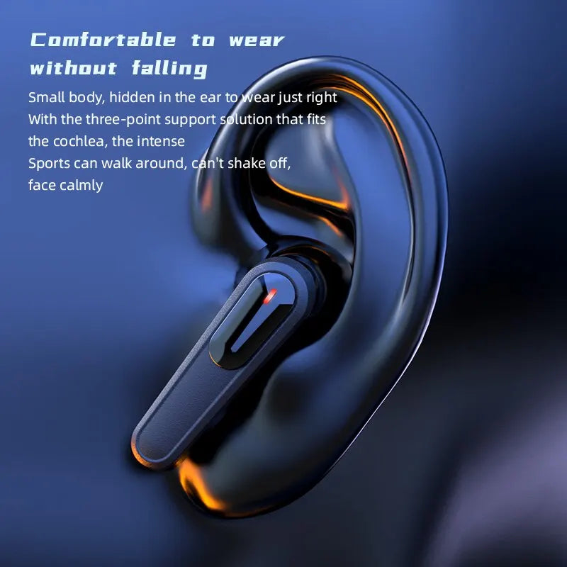 PRO80 Stereo Bluetooth Headset TWS5.1 Digital Display Earphone