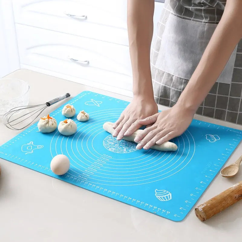 Silicone Baking Mat Pizza Dough Maker Pastry Non Stick Rolling Dough Pads