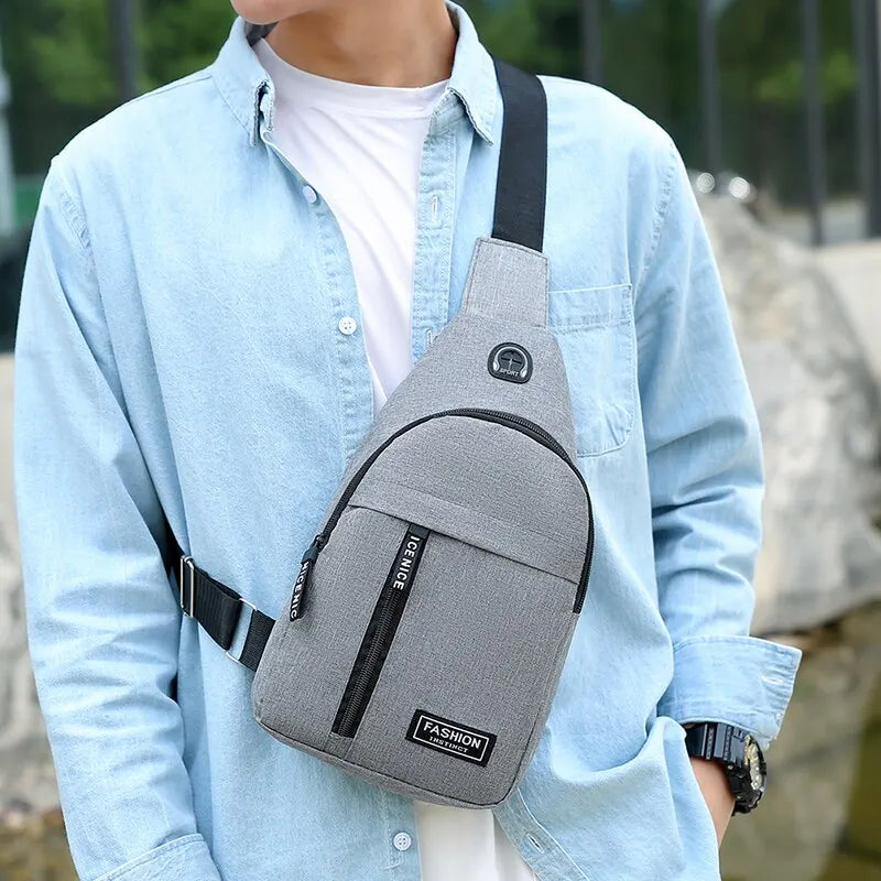 Chest Bag Fashion Men Shoulder Bag