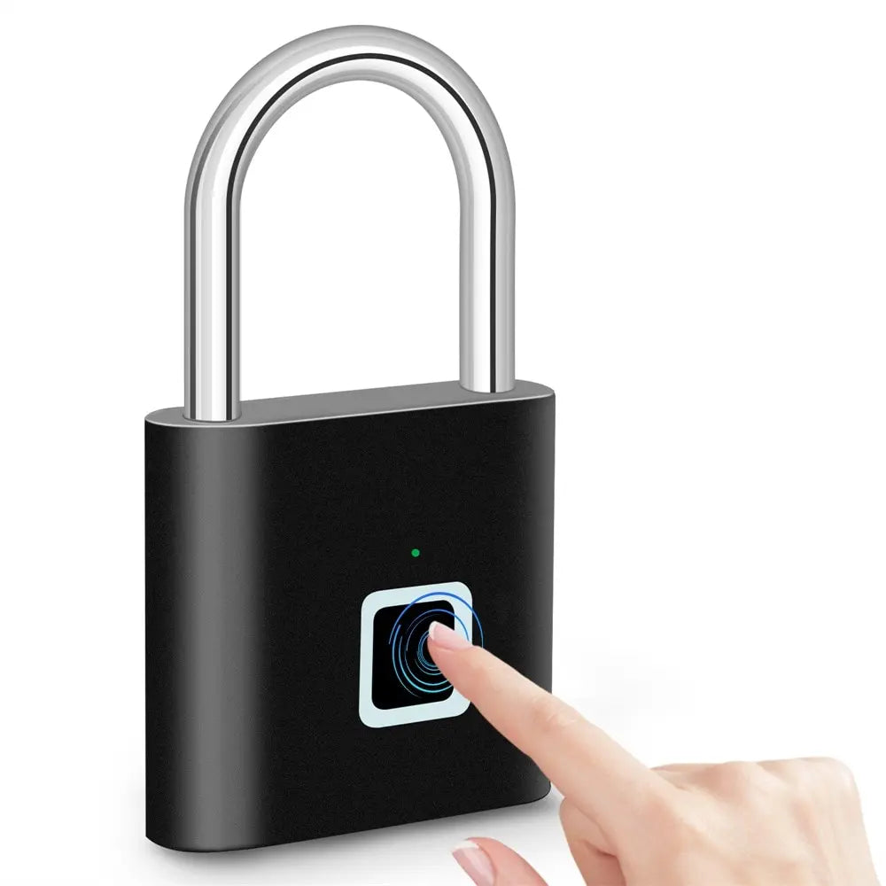 Keyless USB Charging Fingerprint Lock Smart Padlock Waterproof Door Lock